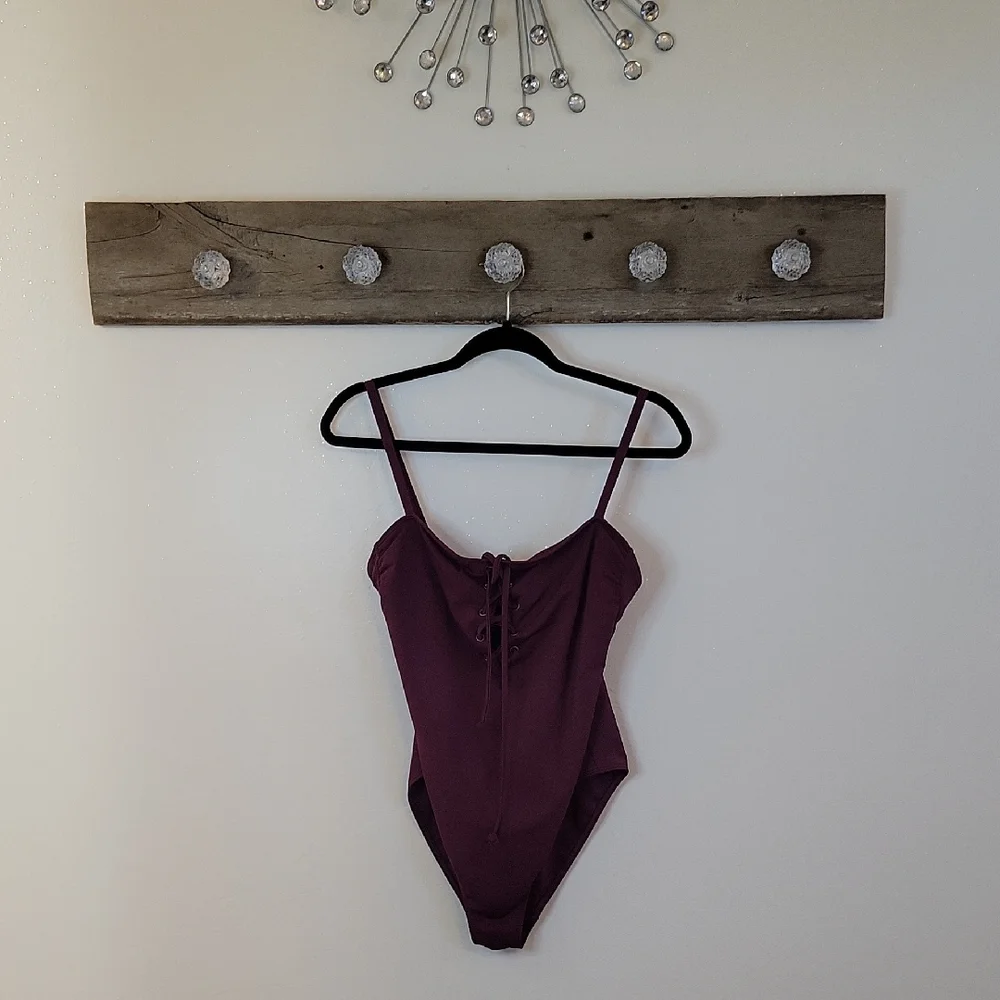 Hollister Purple One-Piece Swimsuit - Picture 1 of 7